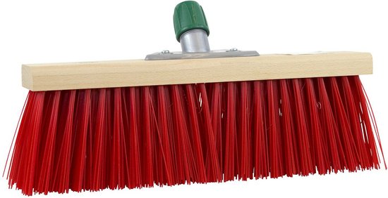 Betra bezemkop - buitenbezem - rood - FSC hout/kunstvezel - 40 cm