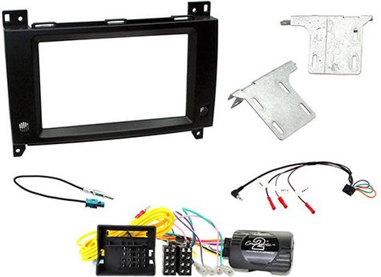 Tomzz Audio Radioblende Käfig Passt Für Mercedes C-Klasse W203 S203 Cl203 Clk C209 Autoradio S0i4v00z