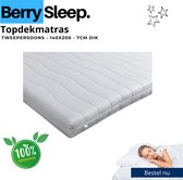 Berry Sleep® Hotel Deluxe Topper - 140x200 Topdekmatras - Koudschuim - Tencel - 7cm dik