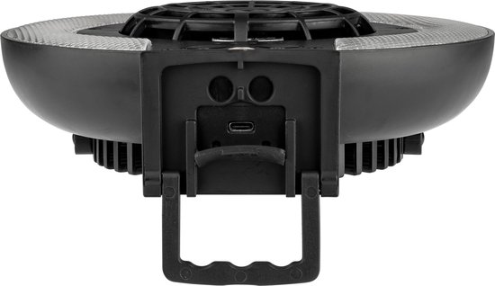 Abbey Camp 3-in-1 LED Lamp met ventilator - MONSERRAT-020 - Zwart van Abbey Camp — afbeelding 2
