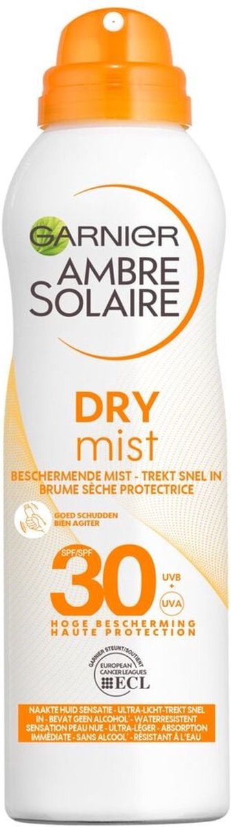 Garnier Ambre Solaire Dry Protect Brume protectrice Dry Protect SPF30 |  bol.com