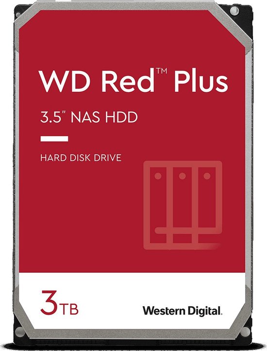 Hard Drive Western Digital WD Red Plus NAS 3,5
