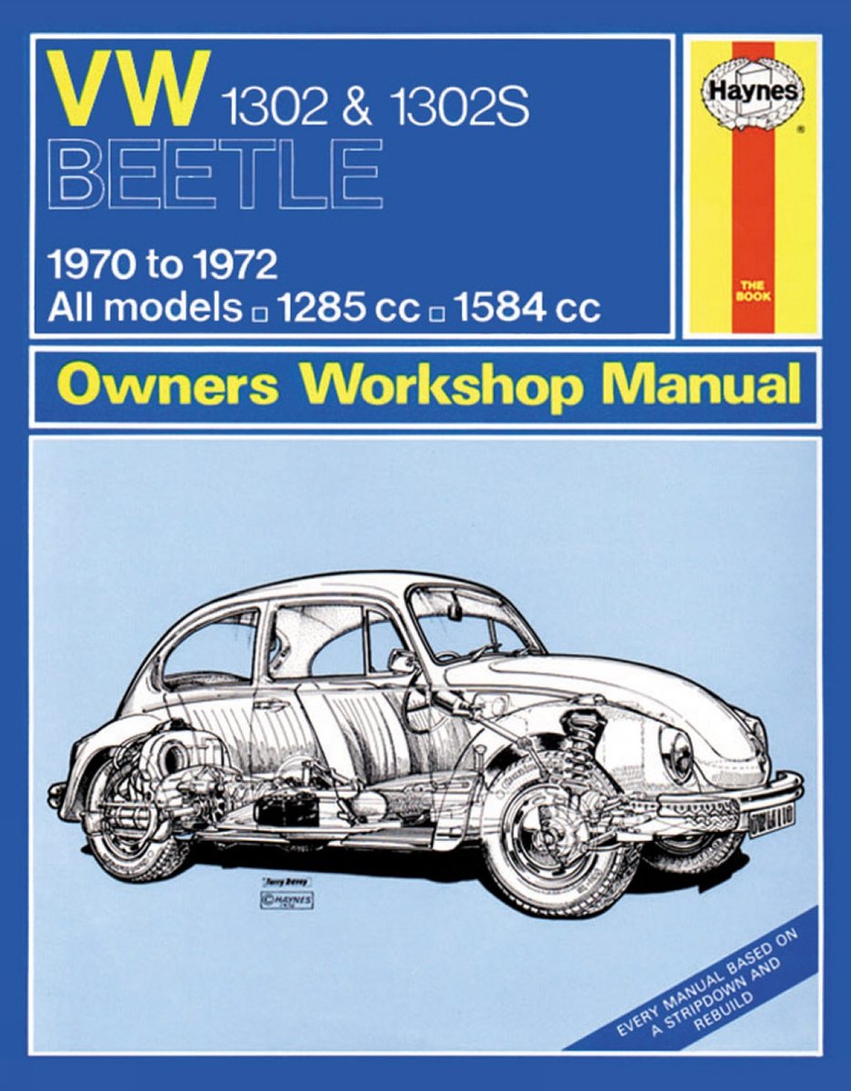 VW 1302S Super Beetle Owners Workshop Ma - J H Haynes