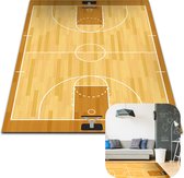 MIRO® Speel Tapijt Basketbal - Kinderen - Speelmat - Vloerkleed - Speelkleed - Kinderkamer - Anti Slip - XL - 120 x 160 CM - Basketbalveld - OUTLET