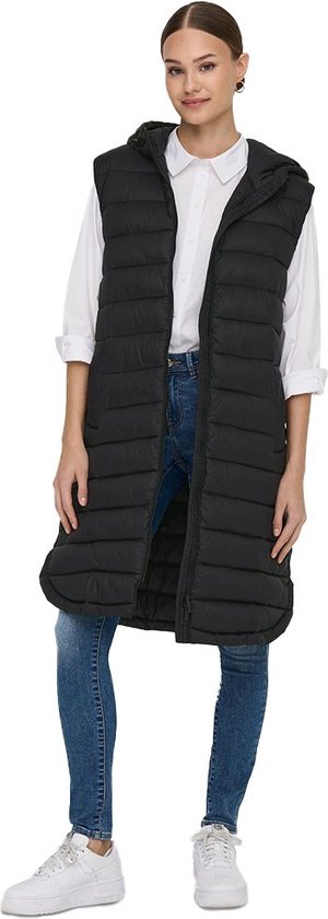 Only Melody Oversize Lang Vest Zwart S Vrouw - ONLY