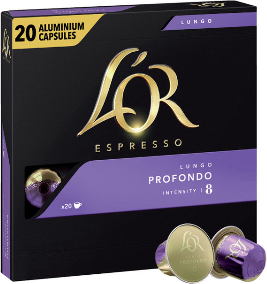 L'OR Espresso Lungo Profondo 20 stuks Koffiecapsules