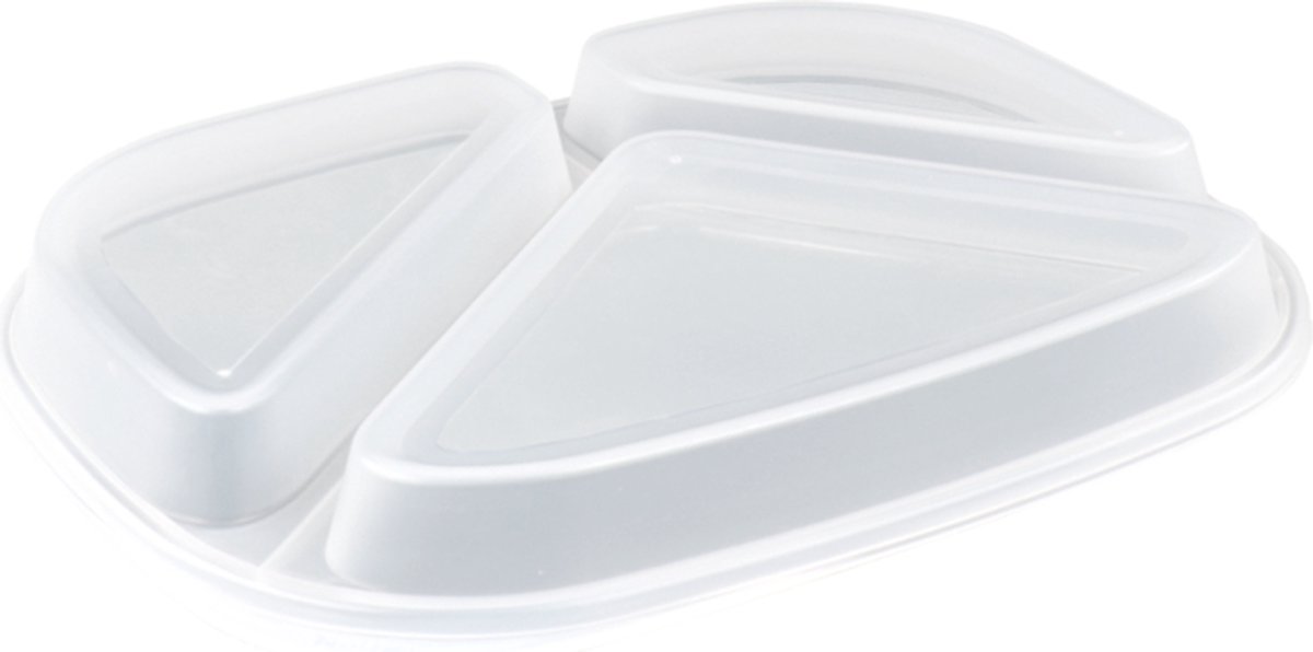 Circ Deksel - PP - rechthoekig - reusable - 239.5x184.5x26.3mm - transparant - 48 stuks