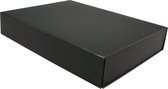 Geschenkdoos - karton - 390x290x70mm - magneetsluiting - zwart - 5 stuks