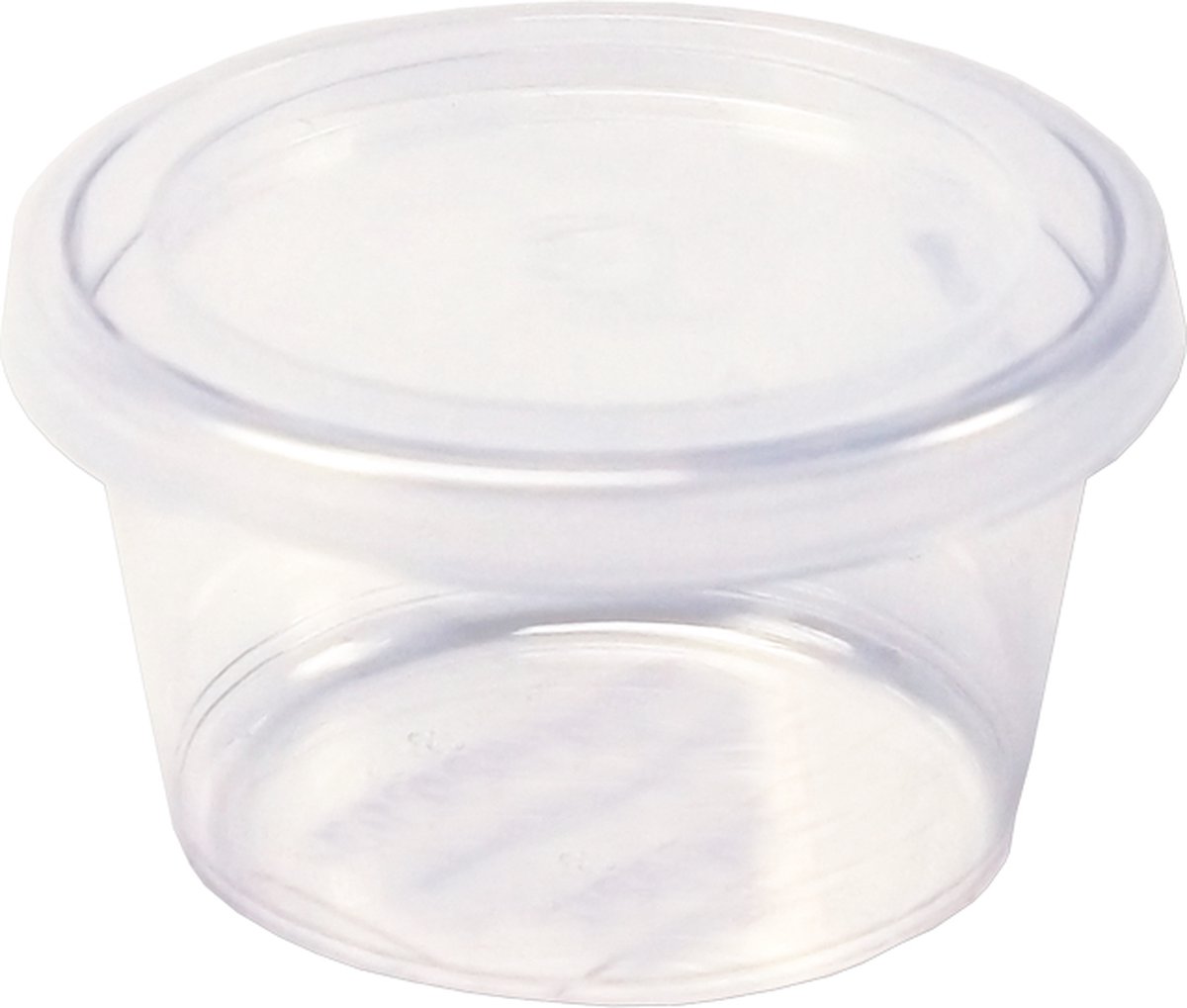 Goedkoopste Bak, PS, 30ml, kunststof cup, 30mm, transparant