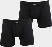 Schiesser Autentic 2P Heren Boxershort - Zwart - Maat XXL