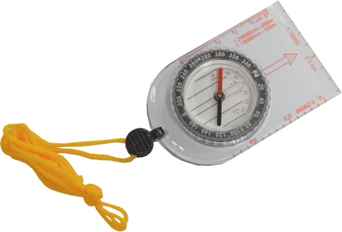 Kompas Basic Transparant Incl. Draagkoord