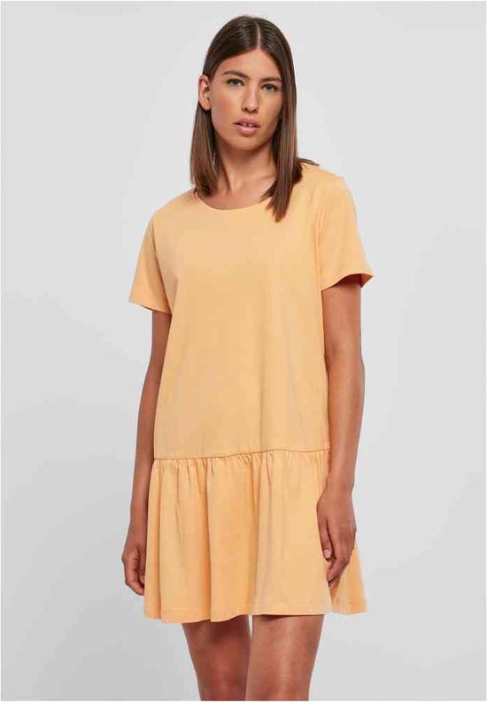 Urban Classics - Valance Tee Korte jurk - 5XL - Oranje