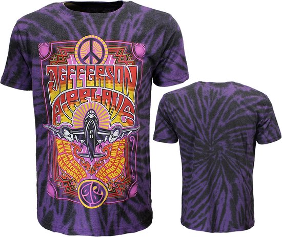 Jefferson Airplane Dip Dye T-Shirt - Officiële Merchandise