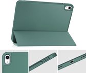 Arara Hoes Geschikt voor iPad 10e Generatie 10.9 (2022) hoes met pencil houder - Tri-fold hoes met Auto/Wake functie en Magnetische sluiting - Groen