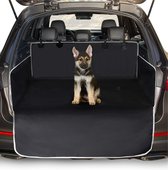 Hondendeken auto - Kofferbak beschermhoes hond - Hondendeken auto kofferbak - Zwart/wit