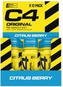 C4 Energy Shot 12x 60ml Sour Batch Bros