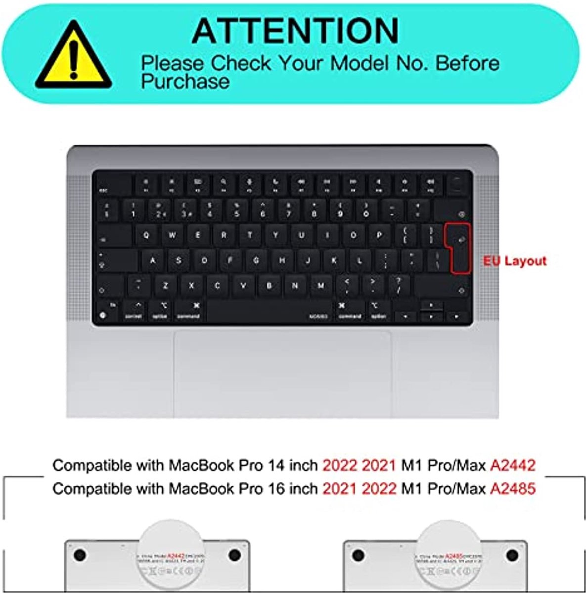 Clavier FR MacBook Pro 14 A2442 & 16 A2485 M1 Pro/Max 2021