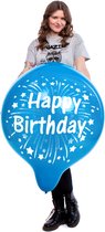 2 Cattex reuze ballonnen - Happy Birthday Print - 32 inch - 80 cm - grote ballonnen