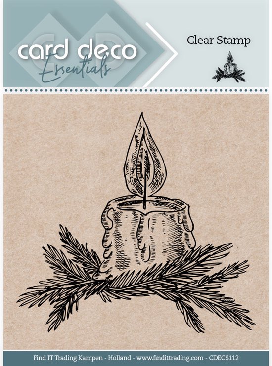 Foto: Card deco essentials clear stamps christmas candle