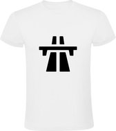 T-shirt homme autoroute | autoroute | automobile | rapidement | la vitesse | route | déposer