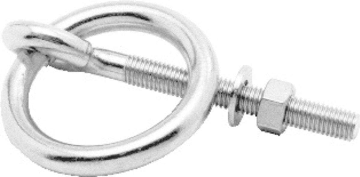 Seilflechter - Oogbout Met Ring - RVS A2 - Maat: M10 x 80