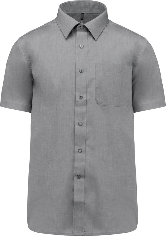 Chemise homme 'Ace' manches courtes marque Kariban Marl Storm Grey taille 5XL