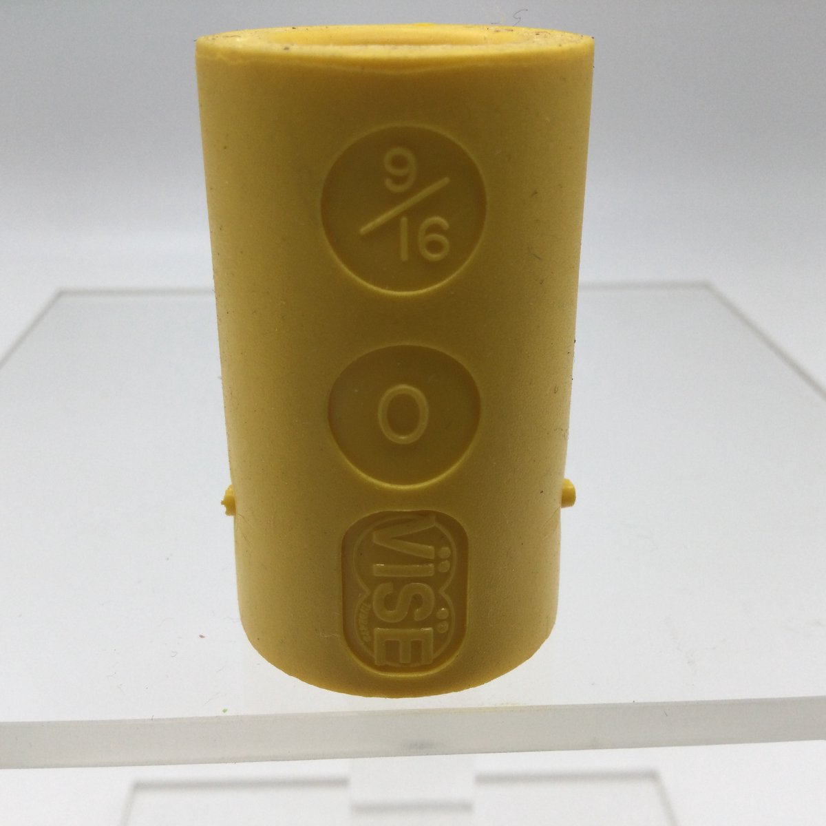Bowling Bowlingbal vinger inserts, per 2 stuks, 'Vise powerlift / oval-grip inserts' , naar keuze powerlift of oval-grip, kleur, geel maat 9/16 , nr. 0. boormaat 31/32