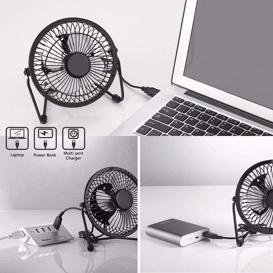 Ventilateur USB Mini ventilateur silencieux de refroidissement de bureau