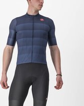 Castelli Livelli Jersey Met Korte Mouwen Blauw XL Man