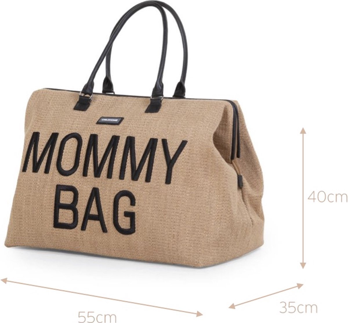 Childhome Mommy Bag Large - Daim - Sac à langer Childhome sur L