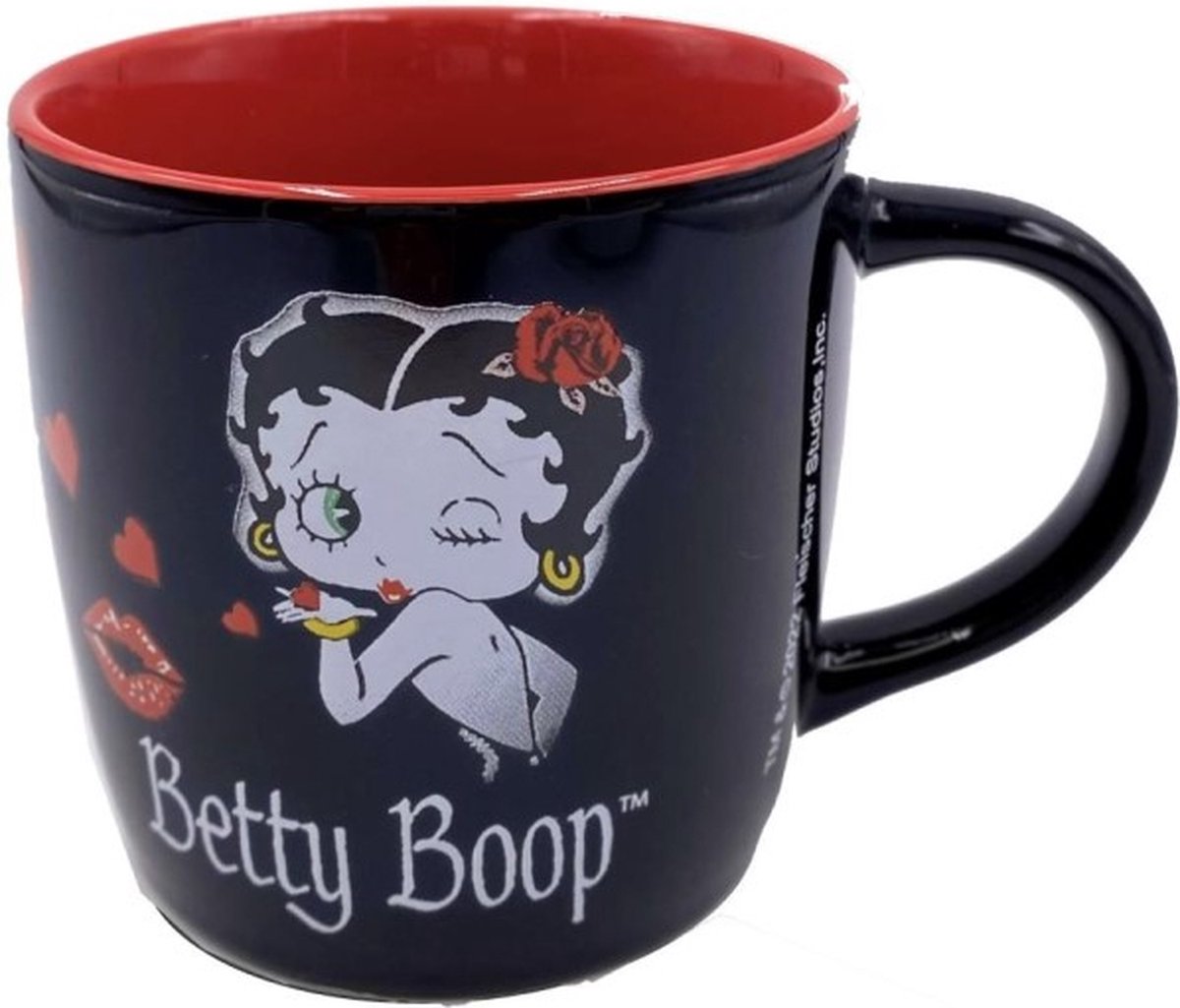 Lot De 4 Tasses à Café Betty Boop En Céramique - Multicolore, Idéal Pour Les Fans !