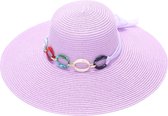 Chapeau d'été - Longueur 43 cm - Violet
