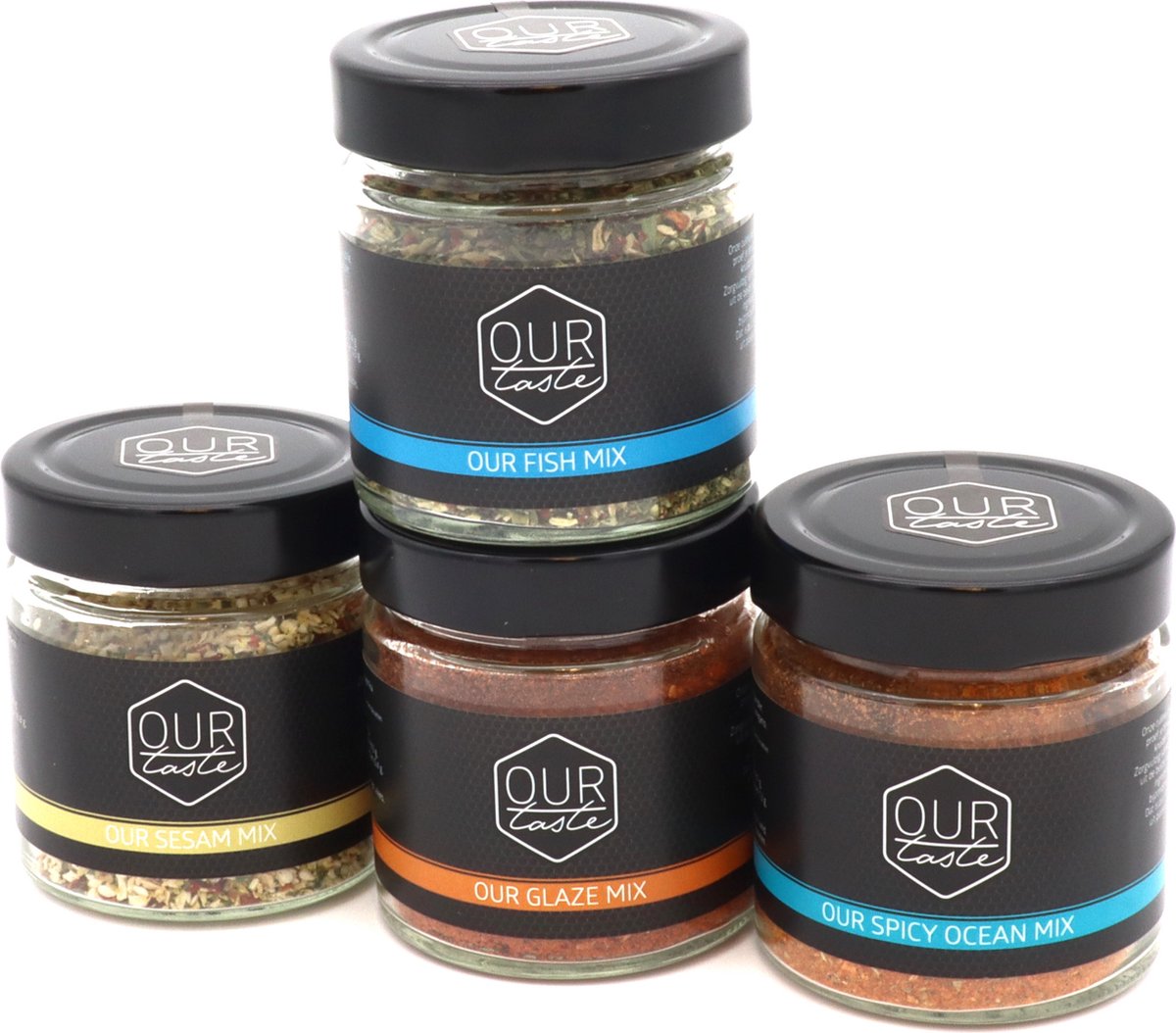Goedkoopste Culinair cadeau - Our Fish Melanges – Vis Kruiden – Fish Rub – Vis Barbecue Kruiden - Geschenkverpakking – Geschenk Tip – Kruiden & Specerijen
