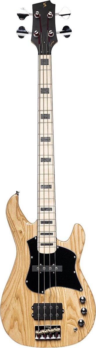 Stagg Silveray J Style Natural elektrische basgitaar SVY J-Funk NAT