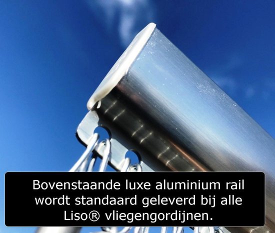 Liso Vliegengordijn - Hulzengordijn Gitzwart - 100 x 232 cm van Merkloos — afbeelding 2