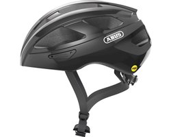 Fietshelm ABUS MACATOR MIPS shiny black L - 58-62 cm - zwart - Geschikt voor gebruik op elektrische fietsen - stadsfietsen - 310 g
