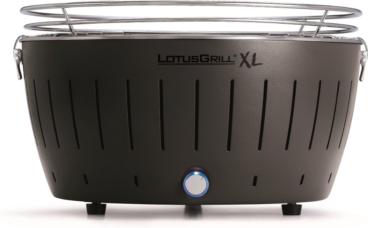 LotusGrill XL Hybrid Tafelbarbecue - Ø435mm - Antraciet | bol.com