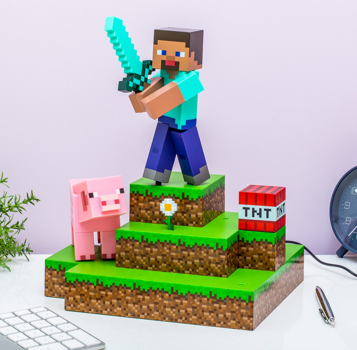 Paladone Minecraft - Steve Diorama Lamp