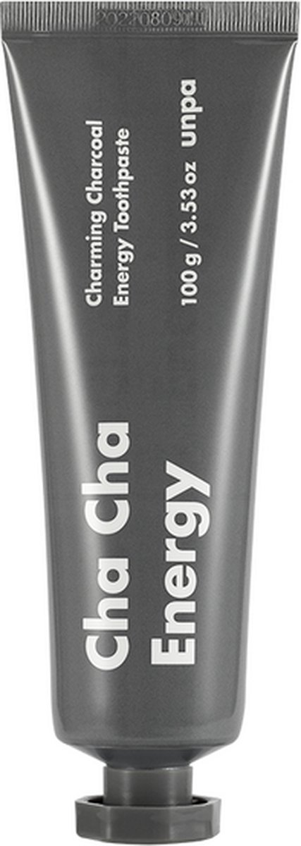 DEMIT COSMETICS - Charming Charcool Energy Tandpasta 30g - Tandpasta voor intense reiniging, bescherming en herstel met tandenblekende eigenschappen.