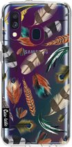 Casetastic Softcover Samsung Galaxy A40 (2019) - Feathers Multi