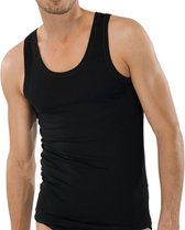 Schieser Authentic 2P Heren Onderhemd - Zwart - Maat M