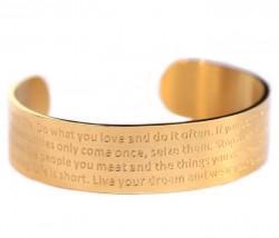 Life bracelet Gold
