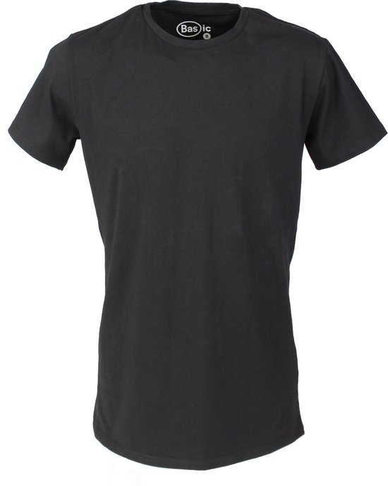 BASic T-shirt extra lang T-shirts met korte mouw bol - Main Image