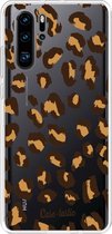 Casetastic Huawei P30 Pro Hoesje - Softcover Hoesje met Design - Leopard Print Print