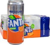 Fanta Orange - Zero - sleekcan - 24x33 cl - NL