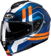 Hjc C91 Octo Blue Orange Mc27 Modular Helmets XS - Maat XS - Helm