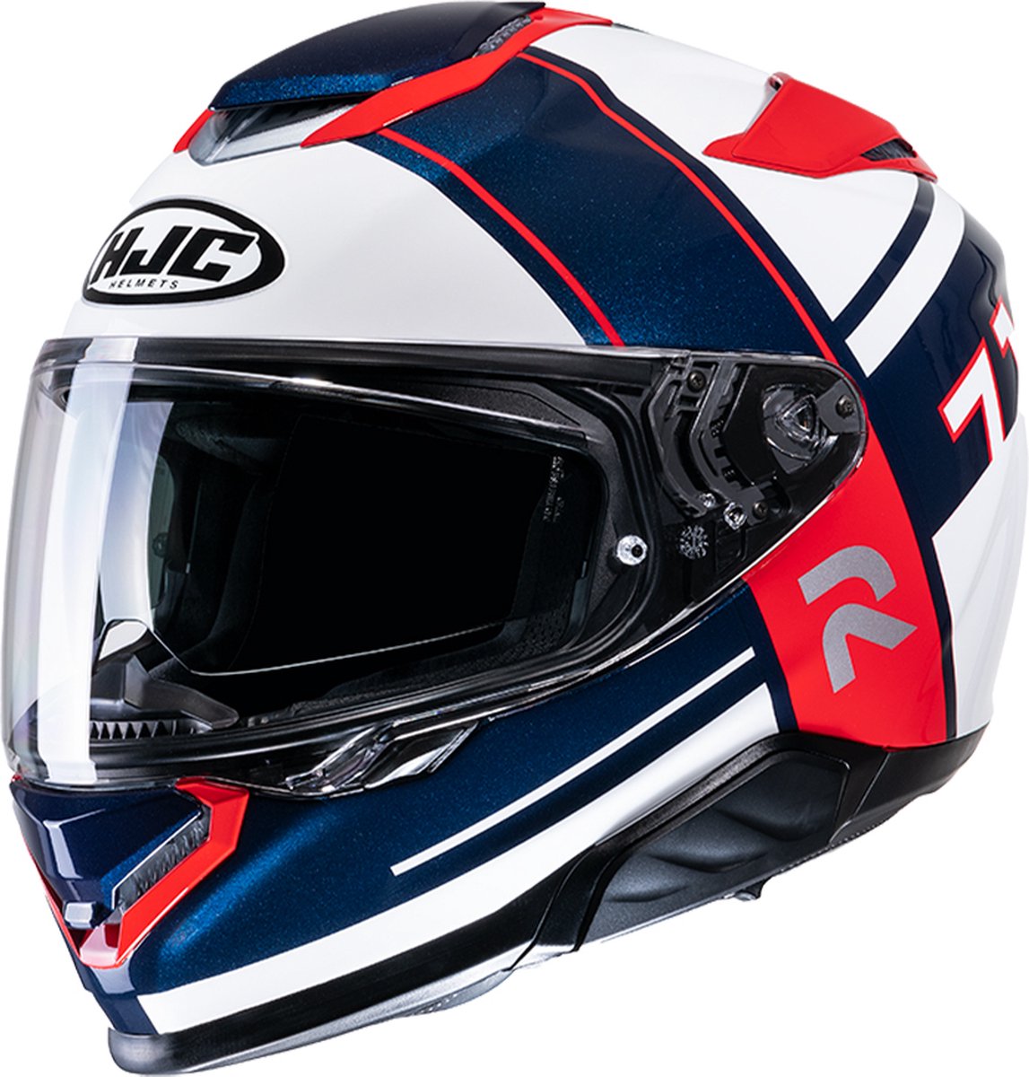 Hjc Rpha 71 Zecha White Red Mc21 Full Face Helmets L - Maat L - Helm