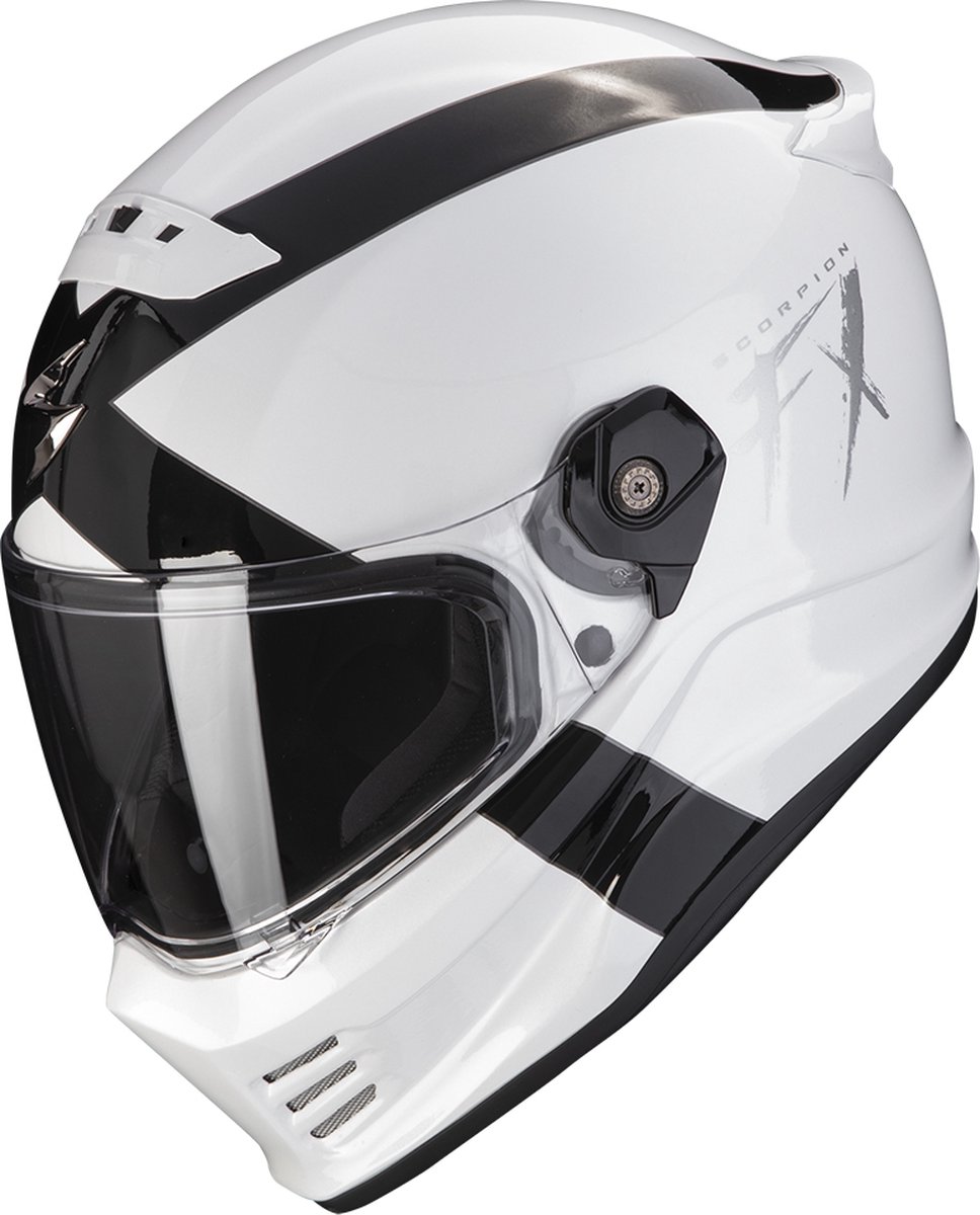 BHR 800 facile, casque vespa, noir brillant