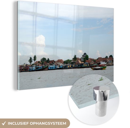 MuchoWow© Canvas Schilderij 120x80 cm Kamer Muur Decoratie Woonkamer Slaapkamer Room Decor Wall Decoration Art Painting Meer - Bos - Bergen - Natuur - Zon - Landschap MuchoWow© Canvas Schilderij 120x80 cm Kamer Muur Decoratie Woonkamer Slaapkamer Room Decor Wall Decoration Art Painting Meer - Bos - Bergen - Natuur - Zon - Landschap