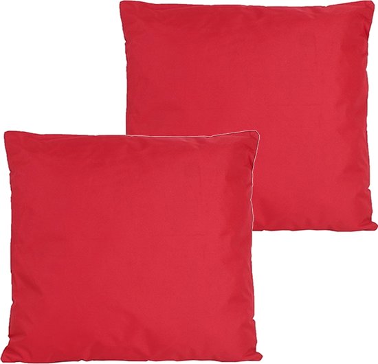 Kussensloop 65 x 65 cm, set van 4 decoratieve kussens voor buiten, waterdicht, Halloween, linnen, vierkant, groot kussenhoes, bankkussen voor slaapkamer, bank, stoel, tuin, outdoor-kussen